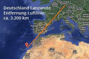 Entfernung Deutschland Lanzarote