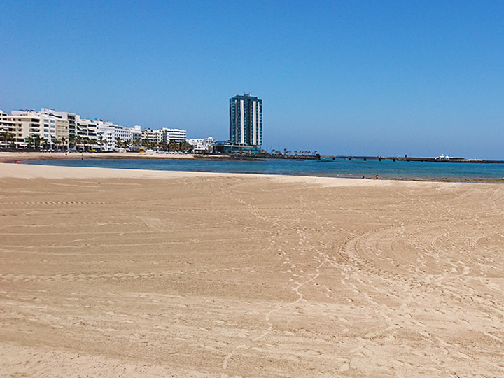 Arrecife - Playa El Reducto und Gran-Hotel