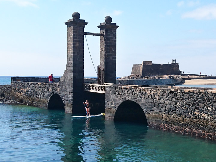 Arrecife - Puente de las Bolas - Zugbrücke zum Castillo