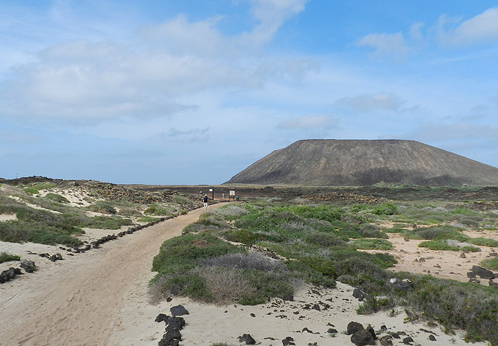 Wanderweg im Naturpark Isla de Lobos