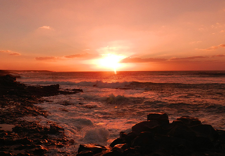 Sonnenuntergang am Playa Janubio