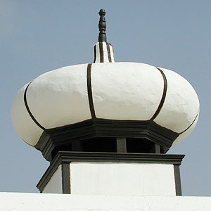 Detail des Hauses: Kaminaufsatz Manrique Architektur Detail