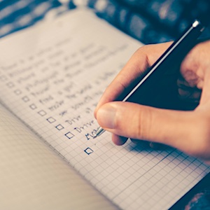 Urlaubs-Checkliste